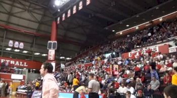 The crowd at teh RAC before the match