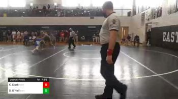 152 lbs Quarterfinal - Kayden Clark, Northern Lebanon vs Danny O'Neil, Eastern Lebanon County