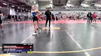 96-104 lbs Round 1 - Jaylee Keller, Blue Pride Wrestling Club (BPWC) vs Avelyn Hunter, Harrisonville Youth Wrestling Club