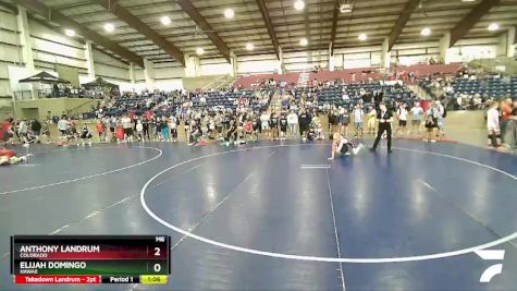 86 lbs Quarterfinal - Anthony Landrum, Colorado vs Elijah Domingo, Hawaii