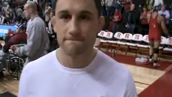 UFC Champ Frankie Edgar helps out with Rutgers wrestling