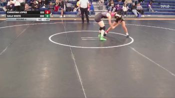 115 lbs Round 4 - Christina Lopez, Sedgwick County/Fleming Girls vs Gala White, Colby HS
