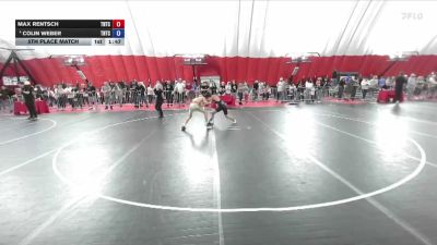 106 lbs 5th Place Match - Max Rentsch, Team Nazar Training Center vs Colin Weber, Team Nazar Training Center
