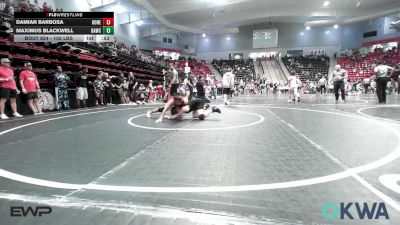 105 lbs Consi Of 4 - Damian Barbosa, Honey Badgers Wrestling Club vs Maximus Blackwell, Broken Arrow Wrestling Club