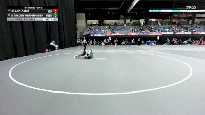 133 lbs Cons. Round 1 - Leland Camp, Reinhardt vs 12 Braden Werdehausen, William Woods