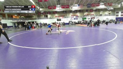 160 lbs Cons. Semi - Leolyn Karnowski, Unattached vs Micah Fisher-Miller, University Of The Cumberlands