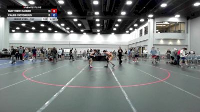 157 lbs Quarters - Matthew Kaiser, VA vs Caleb Victorero, FL