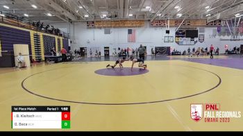 127B 1st Place Match - Brody Kleitsch, Immortal Athletics WC vs Gavin Baca, Bear Cave Wrestling