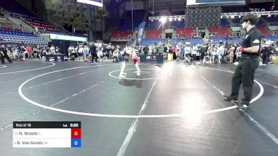 120 lbs Rnd Of 16 - Noah Woods, IL vs Blaze Van Gundy, OH