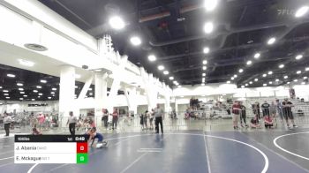 100 lbs 2nd Place - Jordan Abania, Oakdale, Wrestling vs Ezra Mckague, No Team