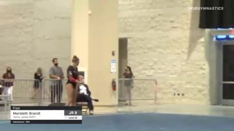 Merideth Brandt - Floor, Yellow Jacket #257 - 2021 USA Gymnastics Development Program National Championships