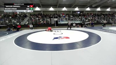 190 lbs Semis - Waylon Cressell, Immortal Athletics WC vs Braden Strain, Berryhill High School Wrestling