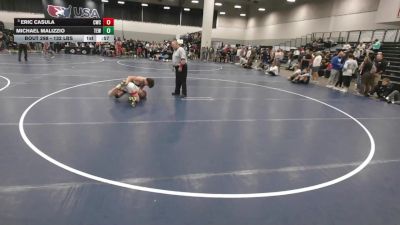 132 lbs Quarters - Eric Casula, Cowboy Wrestling Club vs Michael Malizzio, Team El1te Wrestling