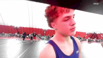 155 lbs Cons. Semi - Carter Stauffacher, Warrior Youth Wrestling vs Dylan Sardina, Wisconsin