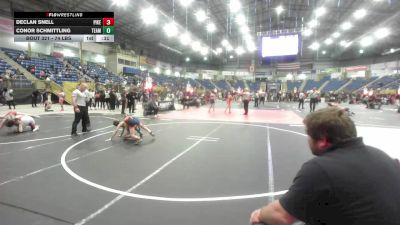74 lbs Consolation - Declan Snell, Pikes Peak Warriors vs Conor Schmittling, Team Garcia