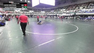 150 lbs Carter Birdyshaw, Weyauwega-Fremont vs Jacob Penzkover, Aquinas