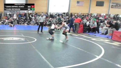 107 lbs Round Of 16 - Giana Espinal Albizu, Cranston West vs Clara Reynolds, New Milford