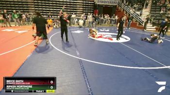 77 lbs Cons. Round 5 - Bryce Smith, Glenrock Wrestling Club vs Ripken Mortimore, Douglas Wrestling Club