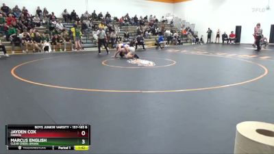 157-165 B Round 3 - Jayden Cox, Marion vs Marcus English, Clear Creek-Amana