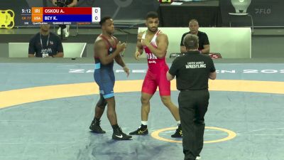 77 kg Qualification - Kamal Bey, USA vs Ali Oskou, IRI