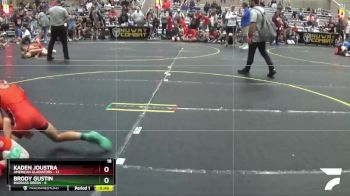 75 lbs Round 4 (6 Team) - Kaden Joustra, American Gladiators vs Brody Gustin, BadBass Green