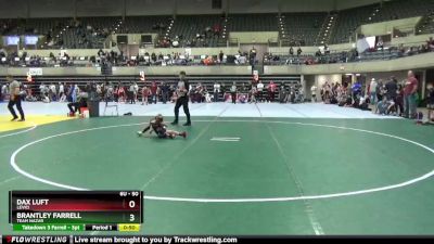 50 lbs Semifinal - Brantley Farrell, Team Nazar vs Dax Luft, Levici