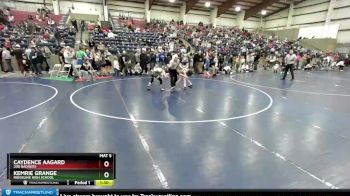 82 lbs Round 3 - Kemrie Grange, Ridgeline High School vs Caydence Aagard, 208 Badgers