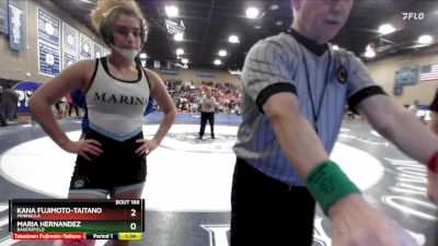 105 lbs Semifinal - Kana Fujimoto-Taitano, Peninsula vs Maria Hernandez, Bakersfield