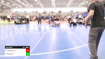 195 lbs Semifinal - Evan Wingrove, GA vs Isaac Sheeren, TX