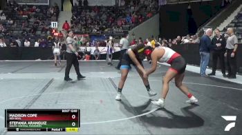 165 lbs Quarterfinal - Madison Cope, Red Devil vs Stefania Aranguiz, South Central Punishers