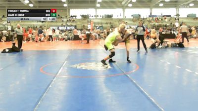 138 lbs Rr Rnd 2 - Vincent Young, Knights RTC/Wrestling Club - HSB vs Liam Christ, MetroWest United Young Bucks - HSB