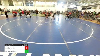 86 lbs Consi Of 8 #2 - Kameron Lewis, Empire WC vs Rj Souliere, Hamma Shack