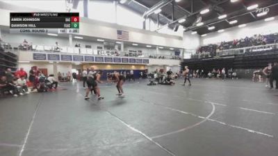 184 lbs Cons. Round 2 - Amen Johnson, Santa Ana College vs Dawson Hill, East Los Angeles College