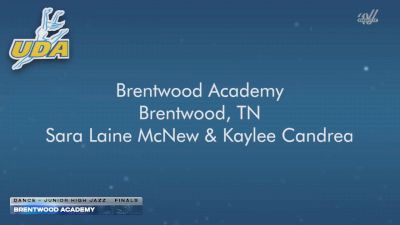 Brentwood Academy [2026 Dance - Junior High Jazz Finals] 2026 UDA National Dance Team Championship DII