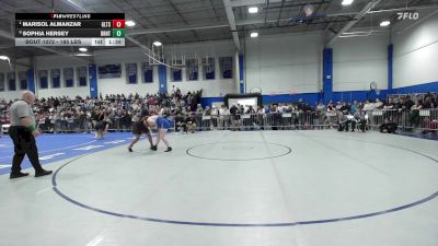 185 lbs Quarterfinal - Marisol Almanzar, Greater Lawrence vs Sophia Hersey, Braintree
