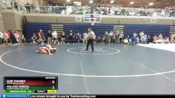 114/120 Semifinal - Maliyah Garcia, Pilgrim Wrestling Club vs Zuri Tavarez, Upper Valley Aces