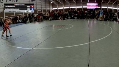 126 lbs Cons. Round 7 - Ian Bacon, Colorado vs Angel Fernandez, Colorado