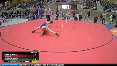 102 lbs 5th Place Match - Evan Burbee, Mat Sense vs Bohden Sowa, Salem Elite Mat Club