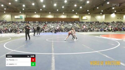 100 lbs Consi Of 8 #2 - Deion Flores, Othello Wrestling Club vs Jason Lewis, Grizzly Wrestling