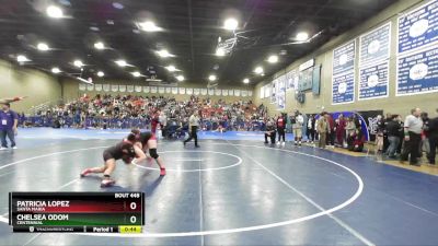 135 lbs Cons. Round 4 - Patricia Lopez, Santa Maria vs Chelsea Odom, Centennial