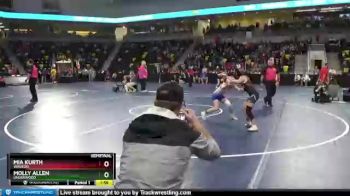 105 lbs Semifinal - Molly Allen, Underwood vs Mia Kurth, Waukon
