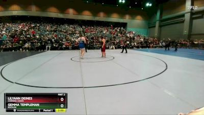 235 lbs Semifinal - Gemma Templeman, Rocklin vs Lilyann Deines, Corning Union