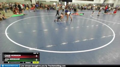 120 lbs Cons. Round 2 - Josh Bergkamp, Iowa vs Chase Morrison, Michigan