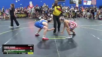 101 lbs Round 2 (6 Team) - Coehn Weber, American Gladiators-Blue vs William Grafton-Hodgetts, Olympia Black