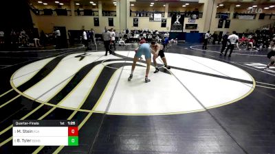 152 lbs Quarterfinal - Maxwell Stein, Faith Christian Academy vs Billy Tyler, Brentsville District High School