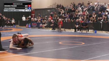 76kg 1st Place Match - Brianna Fraser, Brock WC vs Nyla Burgess, Team Impact Wrestling Club