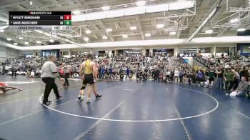 144 lbs Quarterfinal - Wyatt Bingham, Pleasant Grove vs Jake Mescher, Bishop Kelly