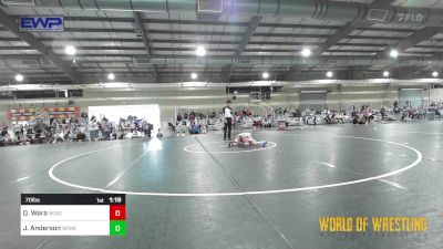 70 lbs Round Of 32 - Olivia Wara, NexgenRTC vs Jaelyn Anderson, Nebraska Wrestling Academy 2