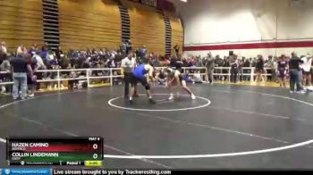 160 lbs Quarterfinal - Collin Lindemann, Cody vs Hazen Camino, Buffalo