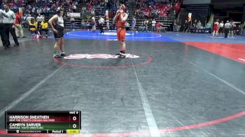 154 lbs Cons. Round 2 - Harrison Sneathen, Beat The Streets Chicago-Oak Park vs Camryn Sarver, Rantoul Youth Wrestling